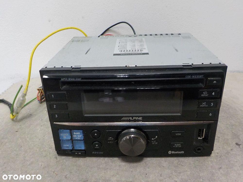 RADIO 2DIN ALPINE CDE-W235BT BLUETOOTH - 1