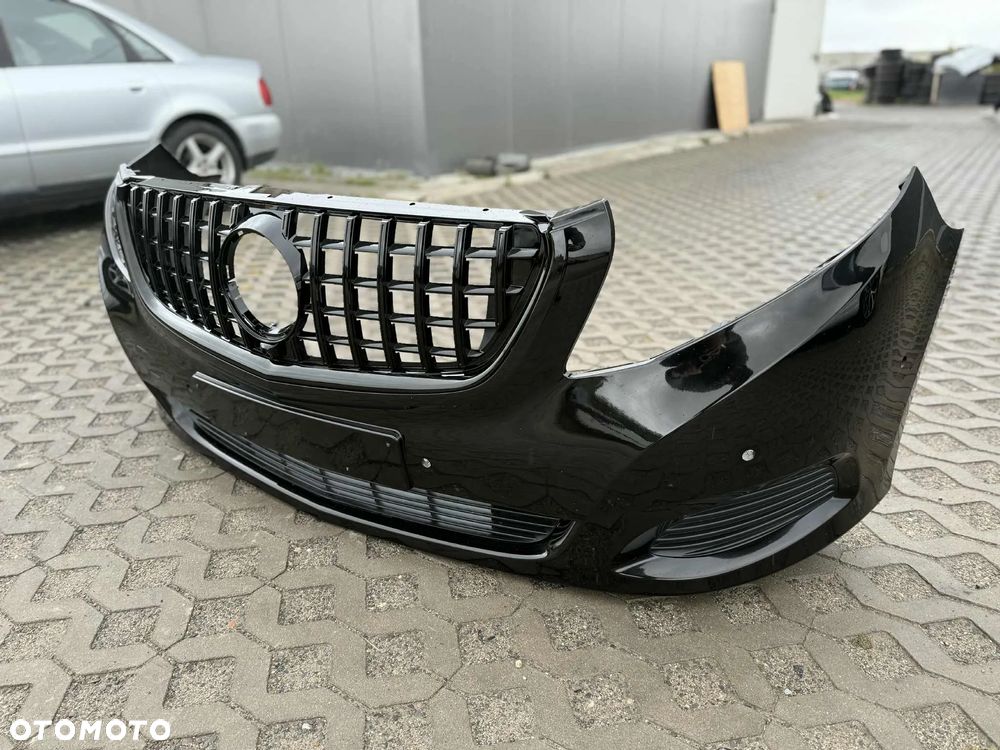 Mercedes V Klasa W447 Zderzak przód przedni 191 6xPDC Grill kompletny 14-19. Bardzo ładny - 5