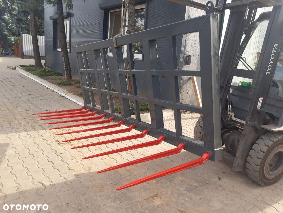 OKAZJA! RATY 0%! Widły do bel, słomy, do ładowarki JCB, Claas, Manitou, Merlo, Matbro, - 7