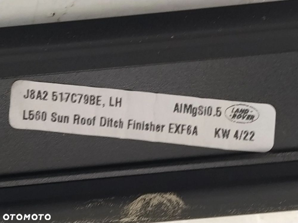 RANGE ROVER VELAR L560 LISTWA NAKŁADKA DACHOWA LEWA PRAWA NOWY ORYGINAŁ - 11