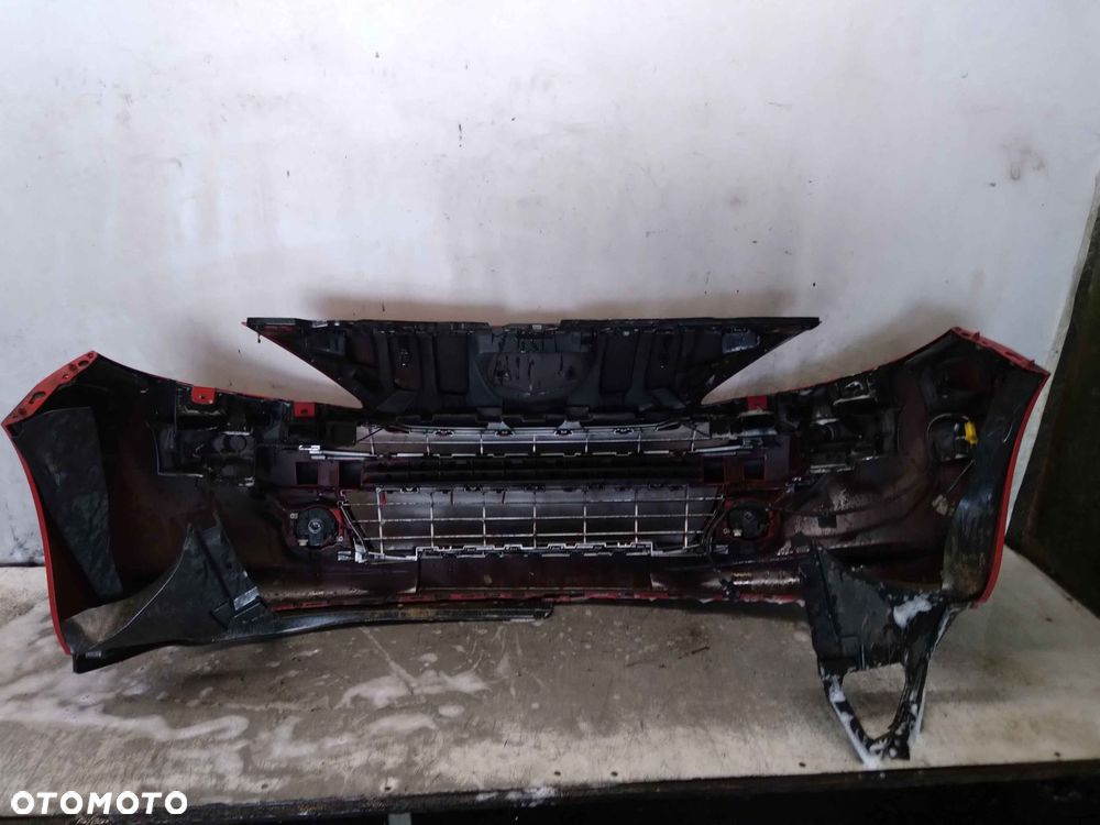 ! ZDERZAK PRZÓD PRZEDNI DO PEUGEOT 207 KKN CZERWONY HALOGENY - 7