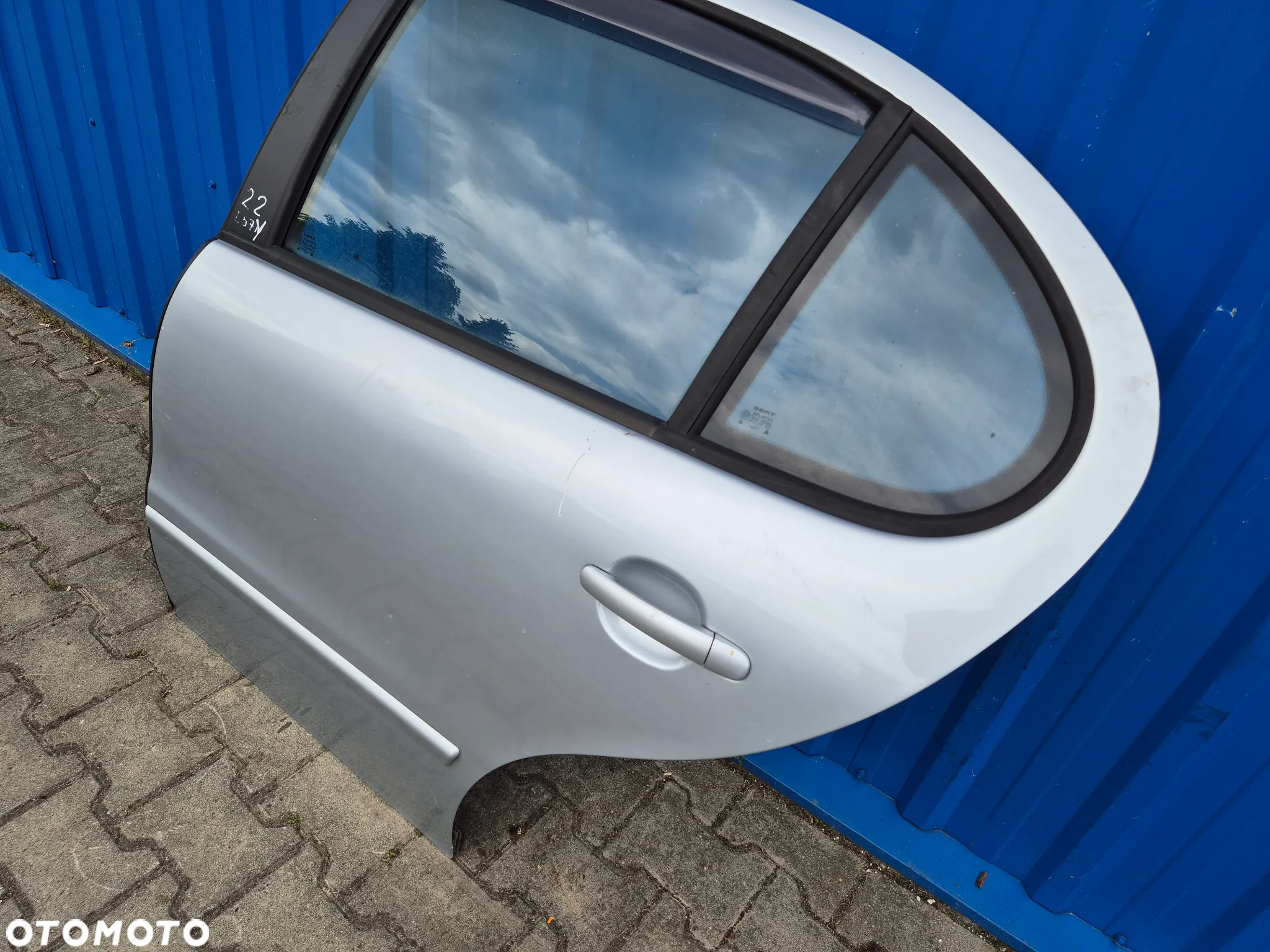 DRZWI TYŁ LEWY LEWE SEAT LEON I (1) | SEAT TOLEDO II (2) L57Y LS7Y SREBRNE - 11