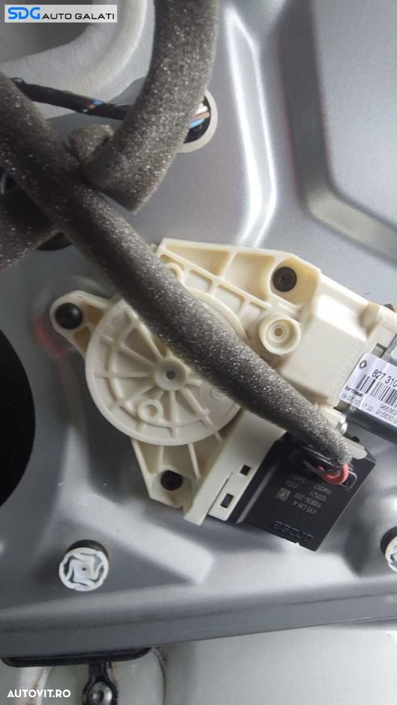 Motoras pentru Macara Electrica Geam Usa Portiera Stanga Spate Renault Megane 3 Grandtour 2008 - 2015 Cod 827310185R 827310185 [C1654] - 4