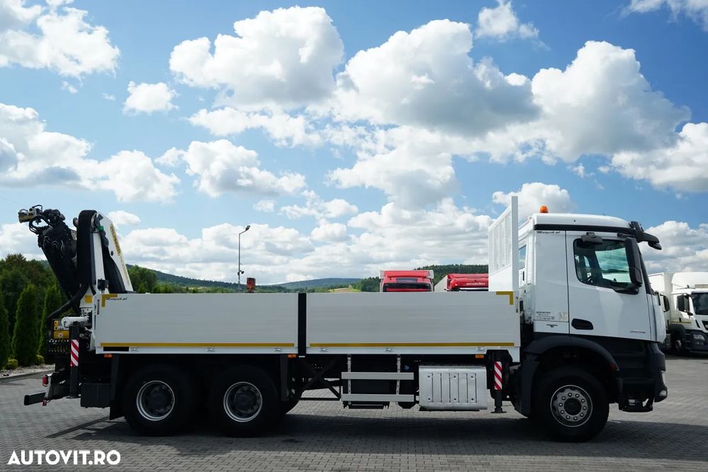Mercedes-Benz AROCS 2636 / 6x4 / LIVRARE - 6,3 M / PALFINGER PK 22002- EH D- 15 M / MAX. CAPACITATE DE ÎNCĂRCARE 5.700 KG / ROTARE / TELECOMANDĂ / EURO 6 - 11