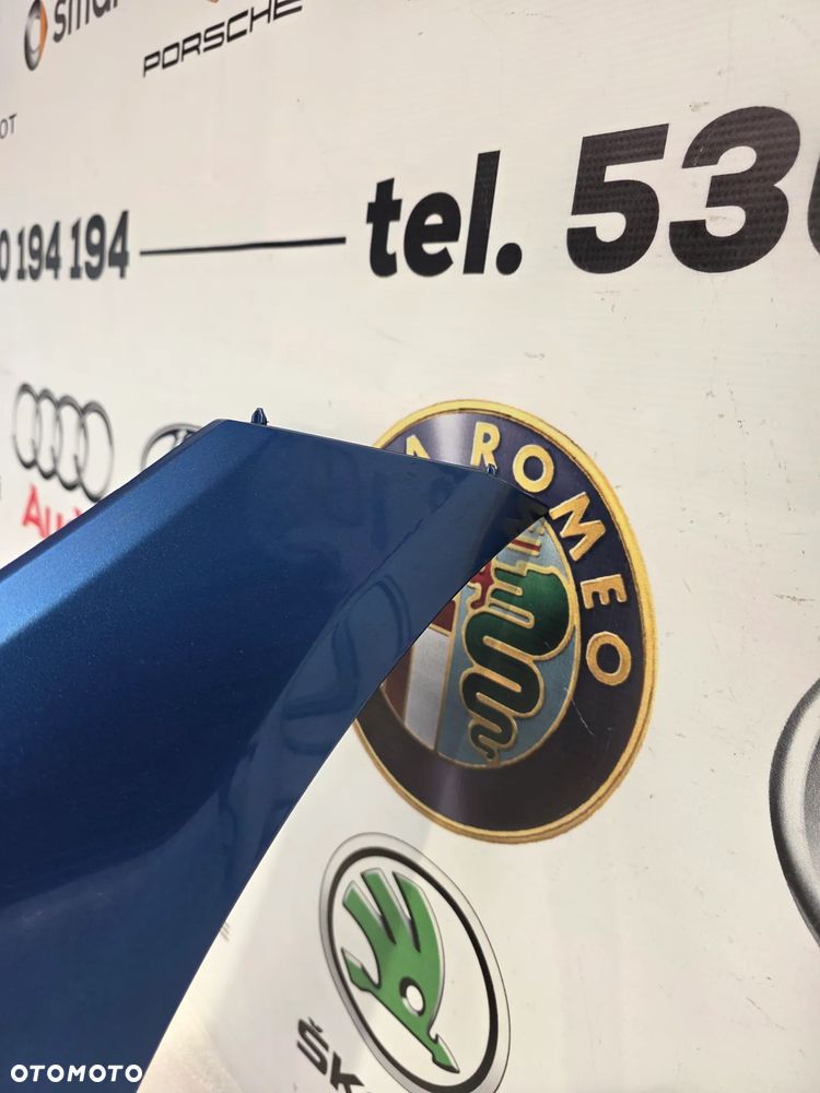BMW 4 F32 / F33 / F36 LIFT LUXURY SPORT ZDERZAK PRZEDNI PRZÓD NA 4xPDC KOLOR ESTORILBLAU NIEBIESKI METALIK NR 51117294651 / 7294651 NR AUKCJI NZ2079 - 2