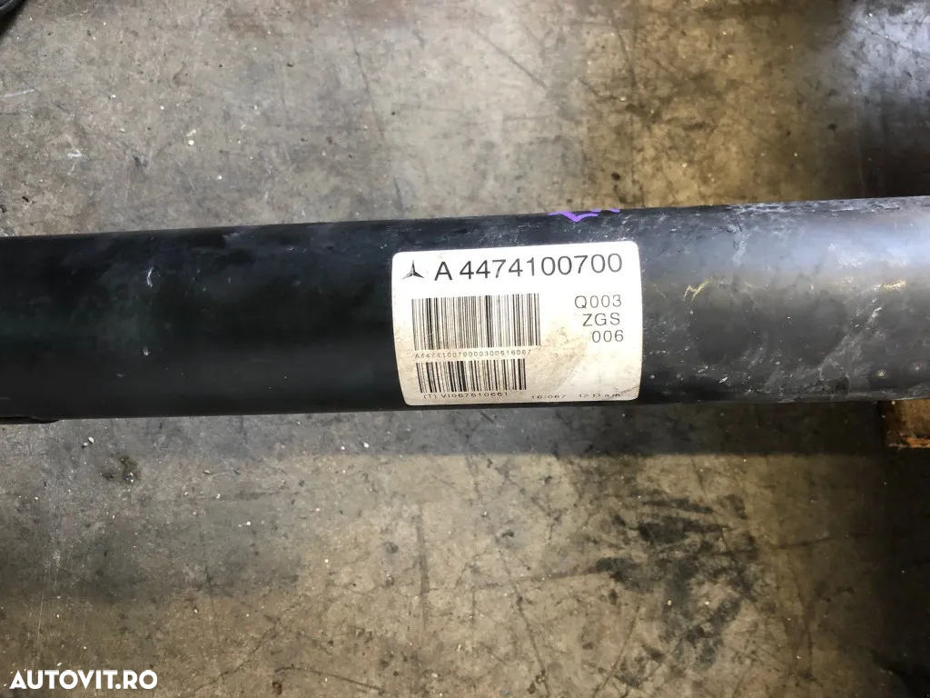 Cardan Mercedes Vito W447 2015 2016 2017 2018 A4474100700 / motor 651 - 2