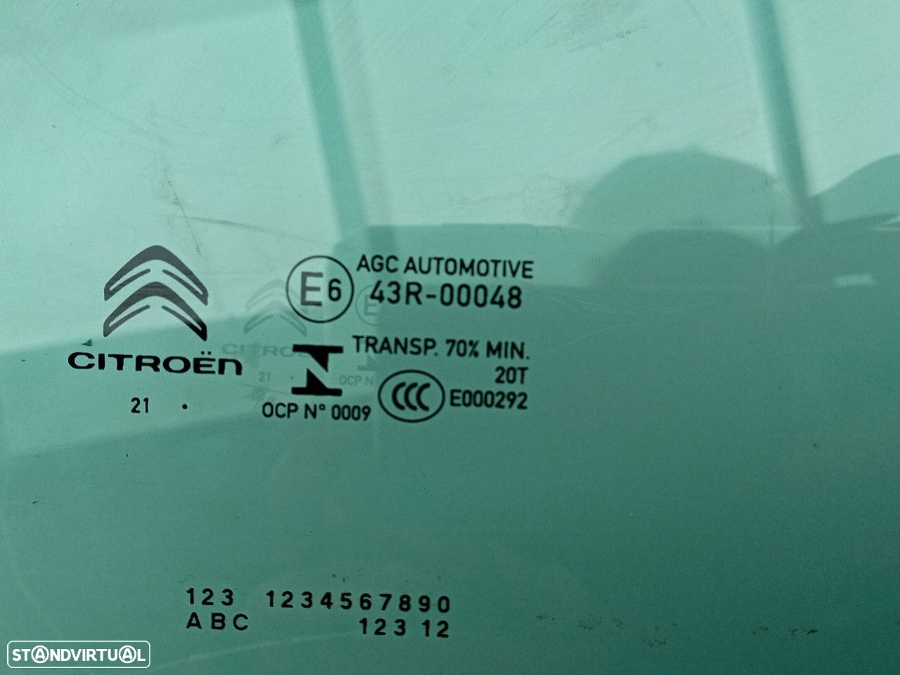 Vidro porta frente direita CITROËN C3 III (SX) - 3