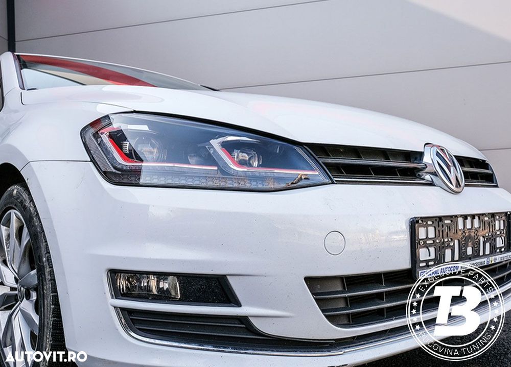 Faruri LED compatibile cu VW Golf 7 VII G7.5 Design - 15
