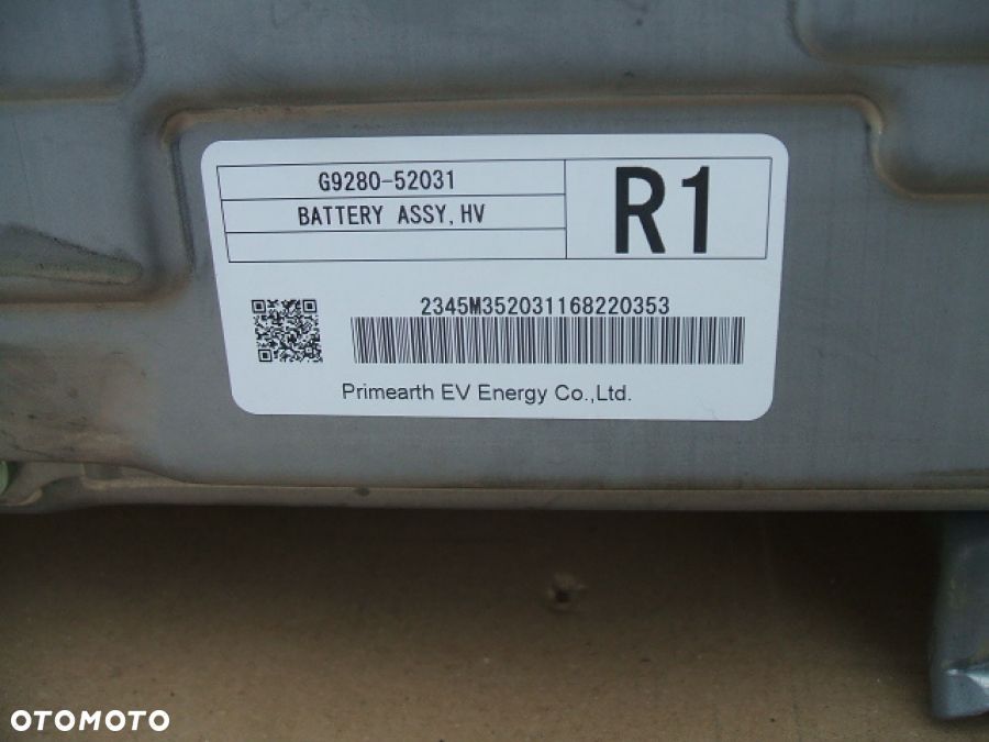 TOYOTA YARIS III 1.5 hybryda BATERIA akumulator G9280-52031 - 6
