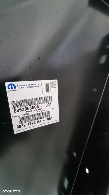 FIAT TIPO 2 II SEDAN 15-23 Tylny tył prawy błotnik 0052055606 nowy oryinał - 6