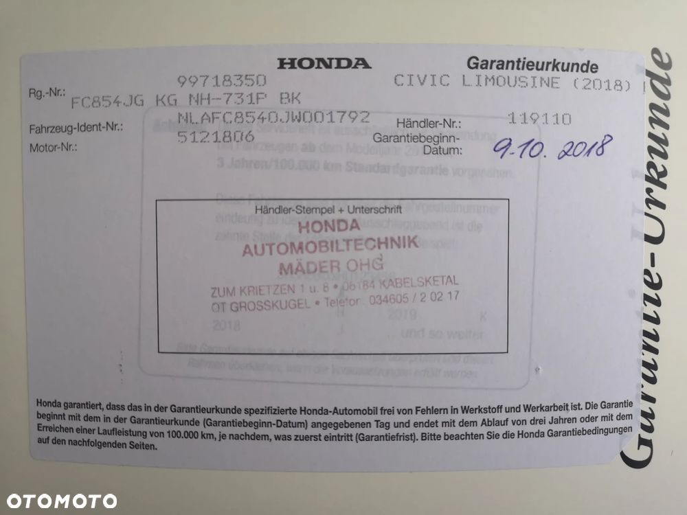 Honda Civic 1.6 i-DTEC Executive Navi - 9