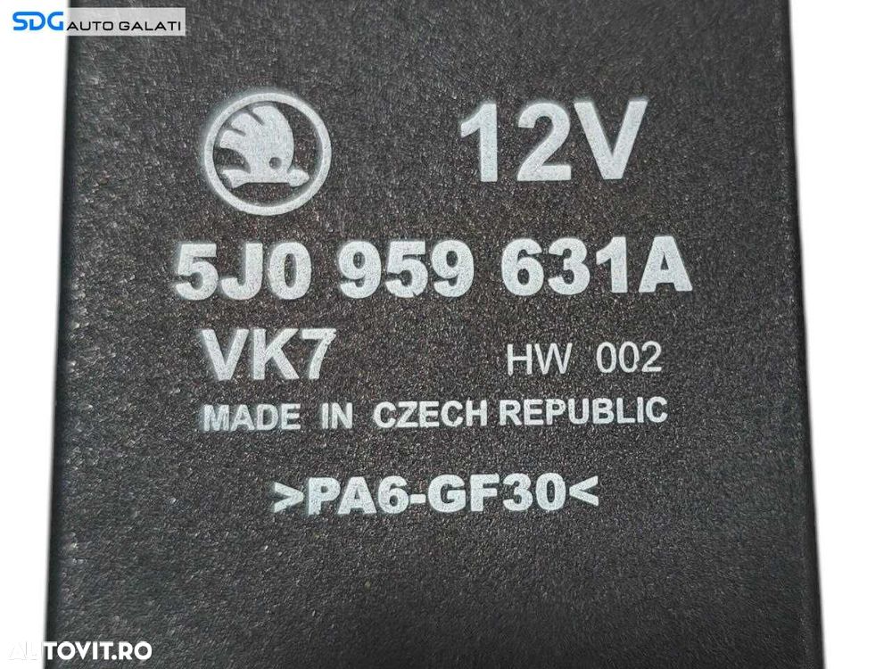 Releu Bujii Volkswagen Polo 6R 2010 - 2018 Cod 5J0959631A [LR1544] - 4