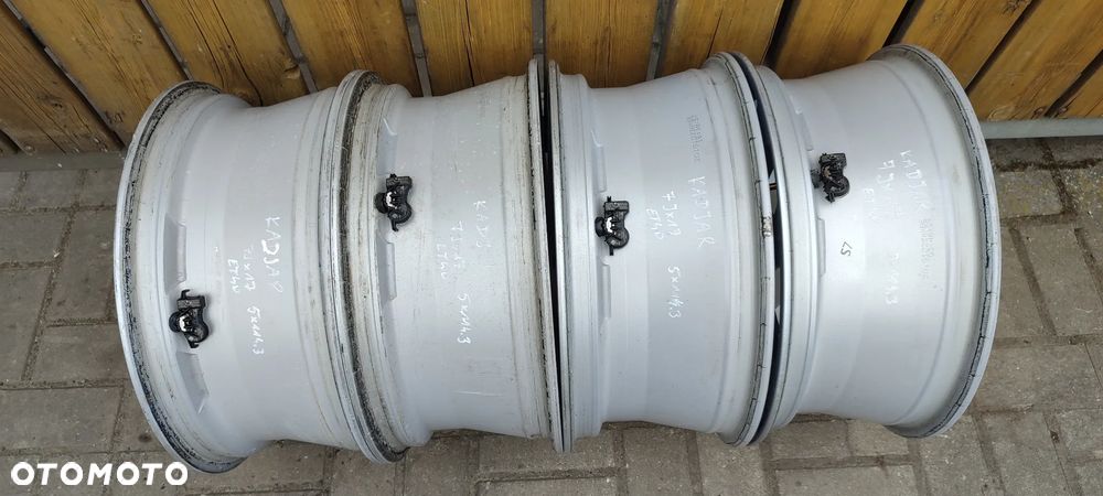 FELGI ALUMNIOWE 5x114,3 7Jx17 CALI ET40 403004615R RENAULT KADIAR TALISMAN MEGANE SCENIC KAPTUR CZUJNIKI GRATIS 4 SZTUKI KOMPLET - 12