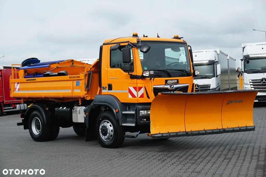 MAN TGM / 18.250 / E 6 / 4 X 4 / WYWROTKA 3 STRONNA / ŁAD. 10 060 KG / JAK NOWY - 1