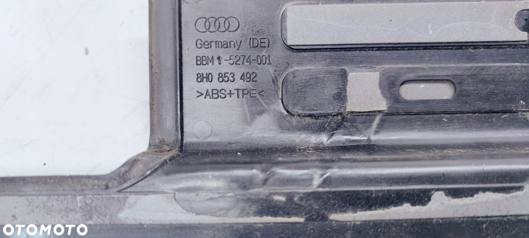 LISTWA PROGOWA PRAWA AUDI A4 B6 CABRIO 8H0853492 - 5