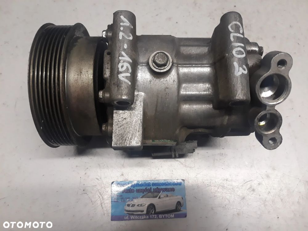 SPRĘŻARKA KLIMATYZACJI RENAULT CLIO III 1,2 16V LIFT 2011r  8200819568B - 1