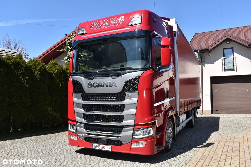 Scania S 500 FIRANA/OŚ PODNOSZONA/DACH I BOKI ZSUWANE - 2