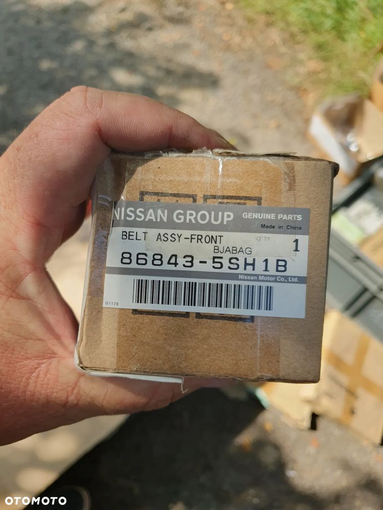Zapięcie zapinka pasa bezpieczeństwa przód przednia Nissan Leaf II ZE1 86843-5SH1B belt assy front - 7