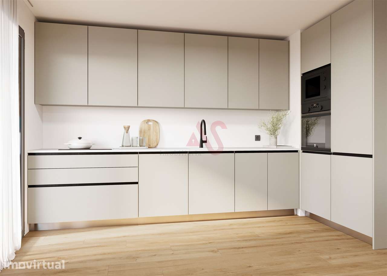 Apartamento T3 Novo no Empreendimento Leonardo Coimbra Residence - Lix - Grande imagem: 2/5