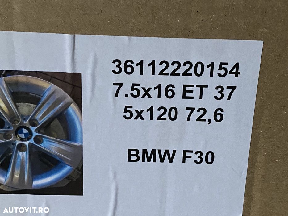 vand jante noi originale Bmw f30 pe 16” - 6