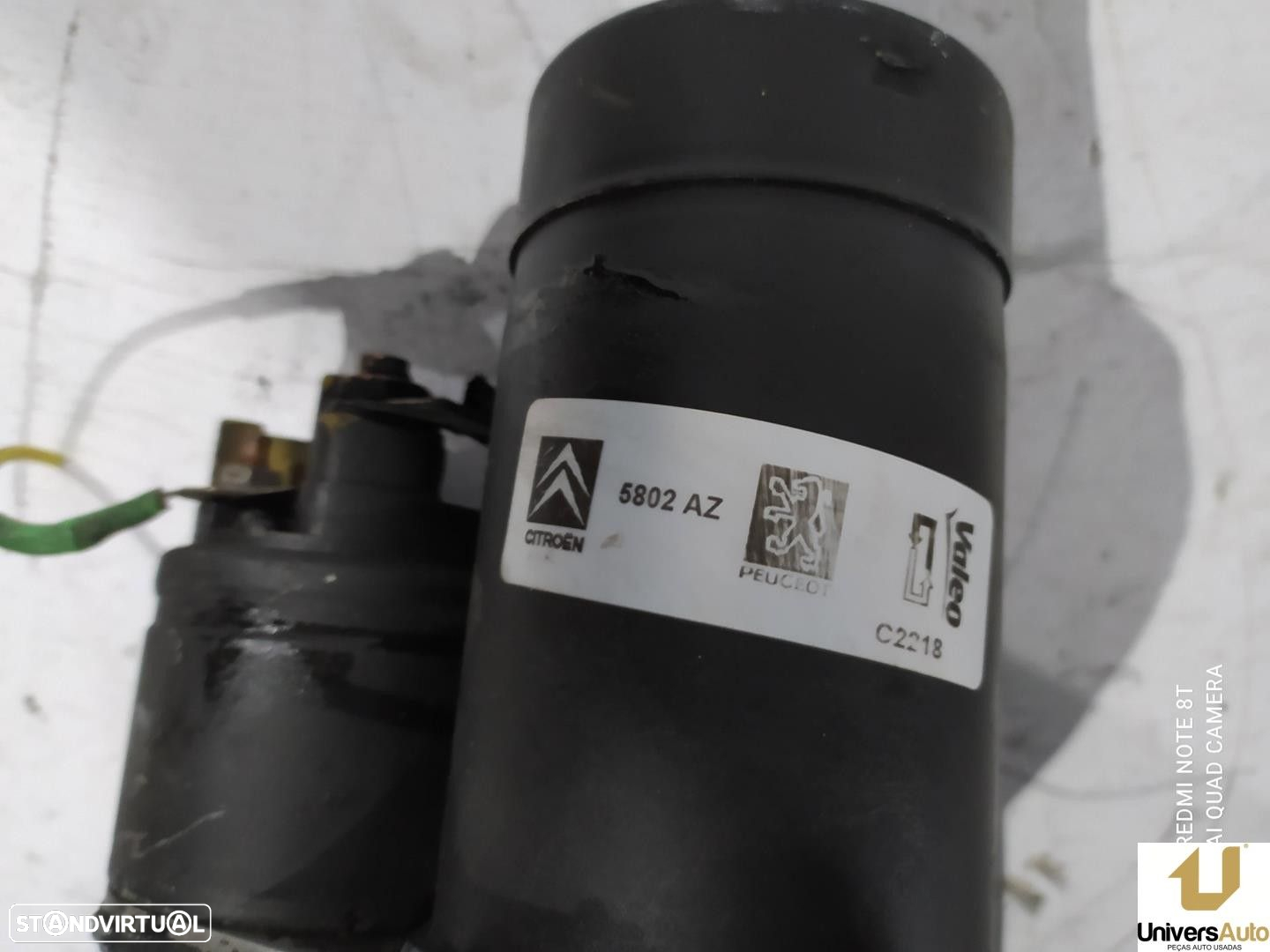 MOTOR ARRANQUE PEUGEOT 207 2006 -5802AZ - 4