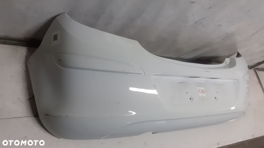 * ZDERZAK TYŁ TYLNY DO OPEL CORSA D Z40R BIAŁY - 4