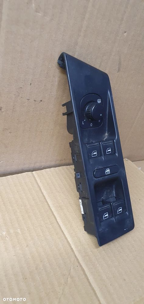 Przełącznik panel szyb lewy przód regulacji lusterek VW Passat B7 3AB857857A - 3