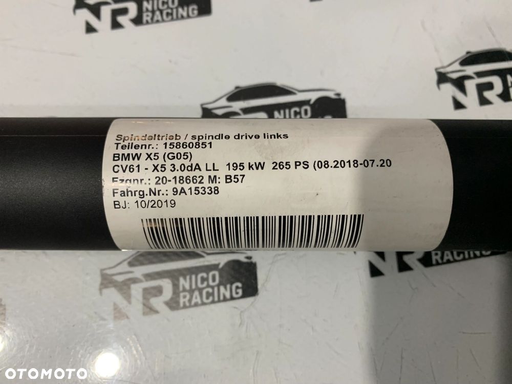 SIŁOWNIK TELESKOP KLAPY BAGAŻNIKA BMW X5 G05 X5M F95 9482800 - 9