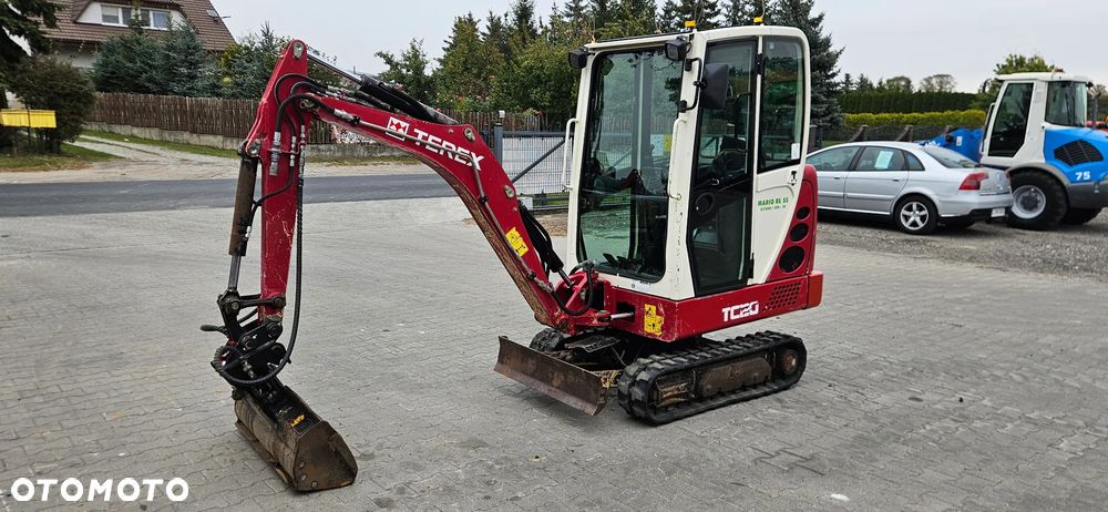 Terex TC 20 poszerzane gąsienice 2 łyżki z Niemiec - 2