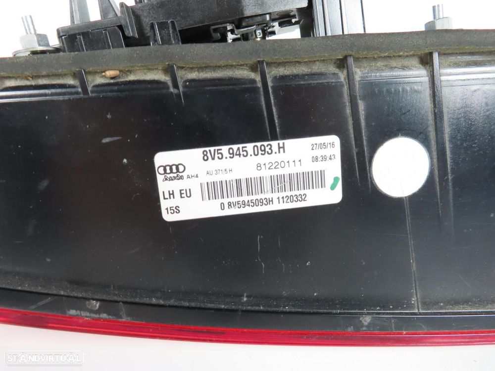 Farolim da mala LED Esquerdo Usado / Original AUDI A3 Convertible (8V7, 8VE)/AUD... - 3