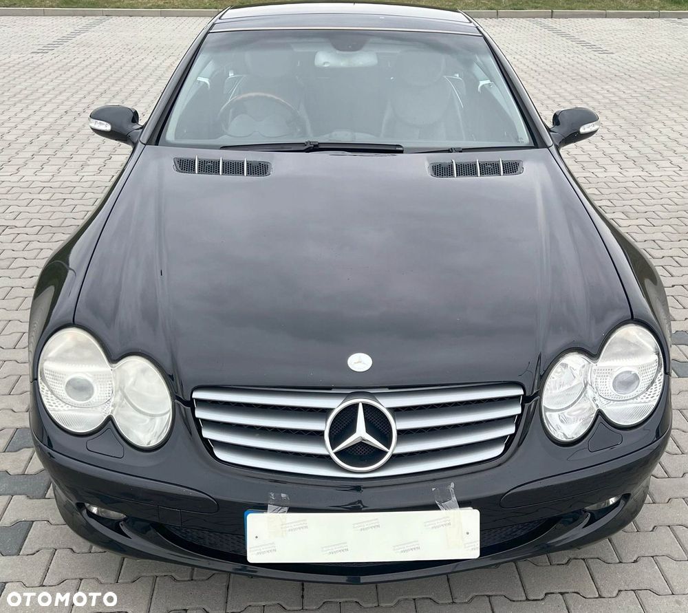 Maska pokrywa silnika kompletna Mercedes SL R230 W230 SL500 SL350 kolor 197 - 1