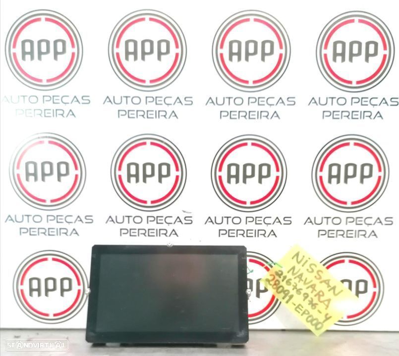 Display GPS Nissan Qashqai, Navara de 2008, referência 28091-EP000, 21676976-4. - 1