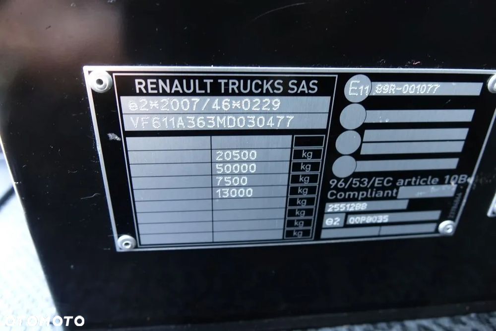 Renault GAMA T480 EURO 6 / STANDARD / AUTOMAT/ EURO 6 / 2 ZBIORNIKI / SILNIK 13 LITRÓW - 28