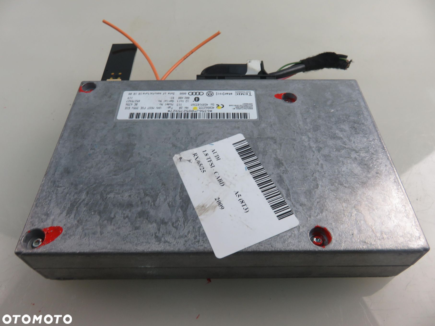 MODUŁ BLUETOOTH AUDI A5 (8T3) 4E0910336M 4E0862335 - 12