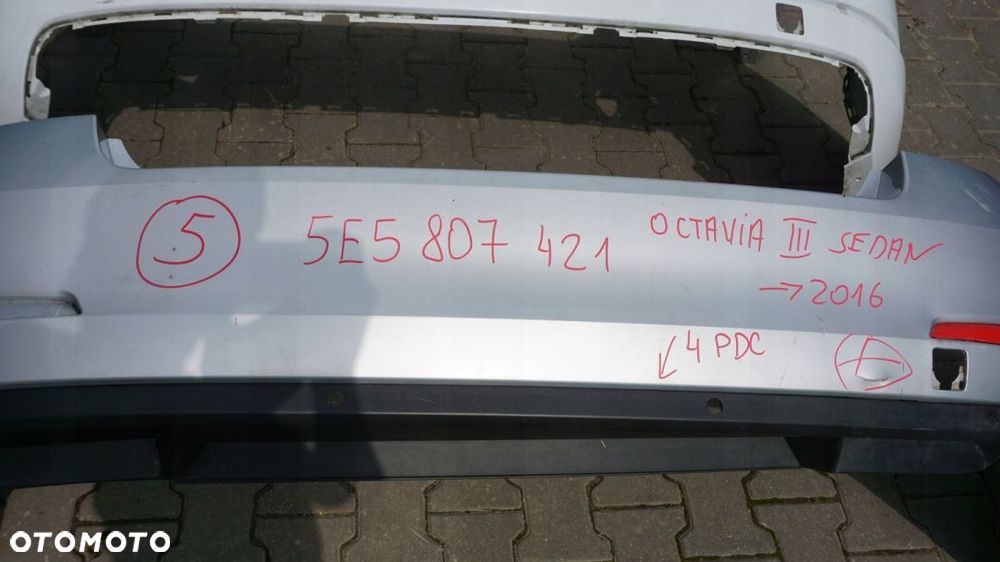 SKODA OCTAVIA III ZDERZAK TYŁ (dostępne 8 zderzaków ) - 2