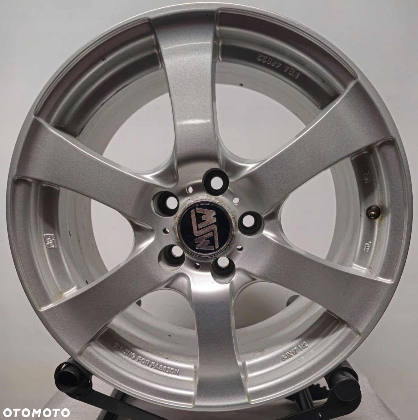FELGI ALUMINIOWE MSW 8x17 5x112 ET35 AUDI VW SKODA SEAT - 4