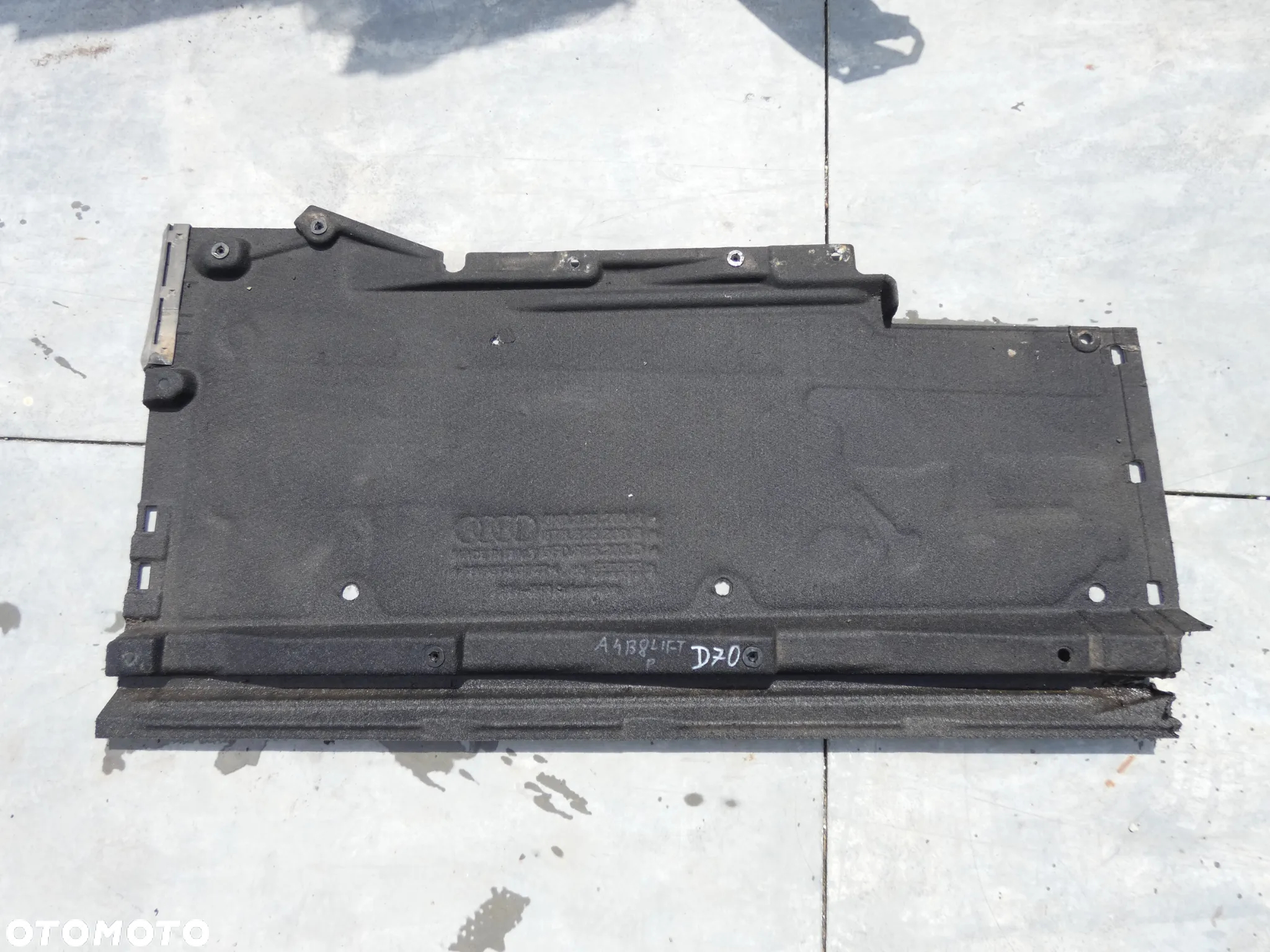 AUDI A4 B8 LIFT OSŁONA PODWOZIA PŁYTA PODŁOGI PRAWA DOLNA 8K0825208H D70 - 7