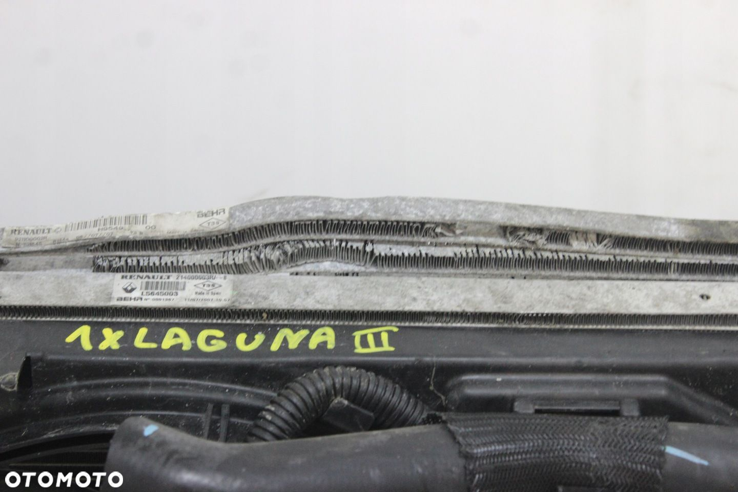 CHŁODNICE WENTYLATOR RENAULT LAGUNA III 2.0 DCI - 12
