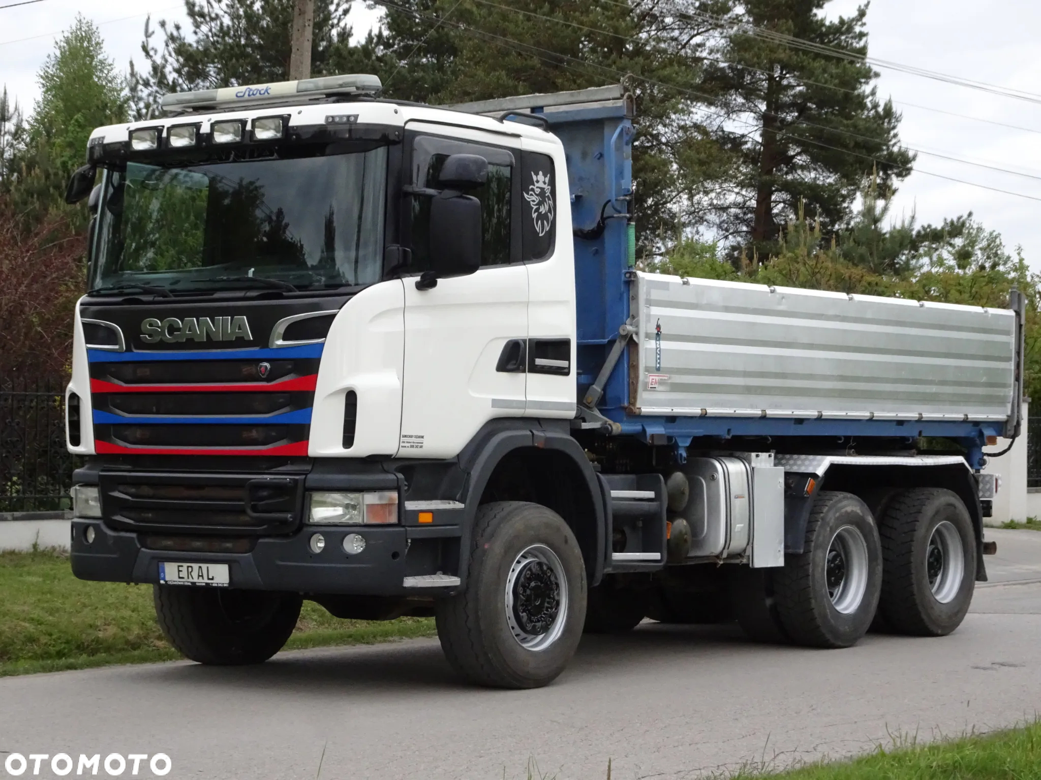 Scania G440 6X6  Kipper 3-stronny wywrotka Hydroburta Bordmatic  sprowadzony stan idealny - 2