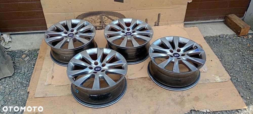 Alufelgi felgi aluminiowe alusy 5x114.3 R18 8J ET46 R18 Hyundai i40 52910-3Z350 52910-3Z380 - 1