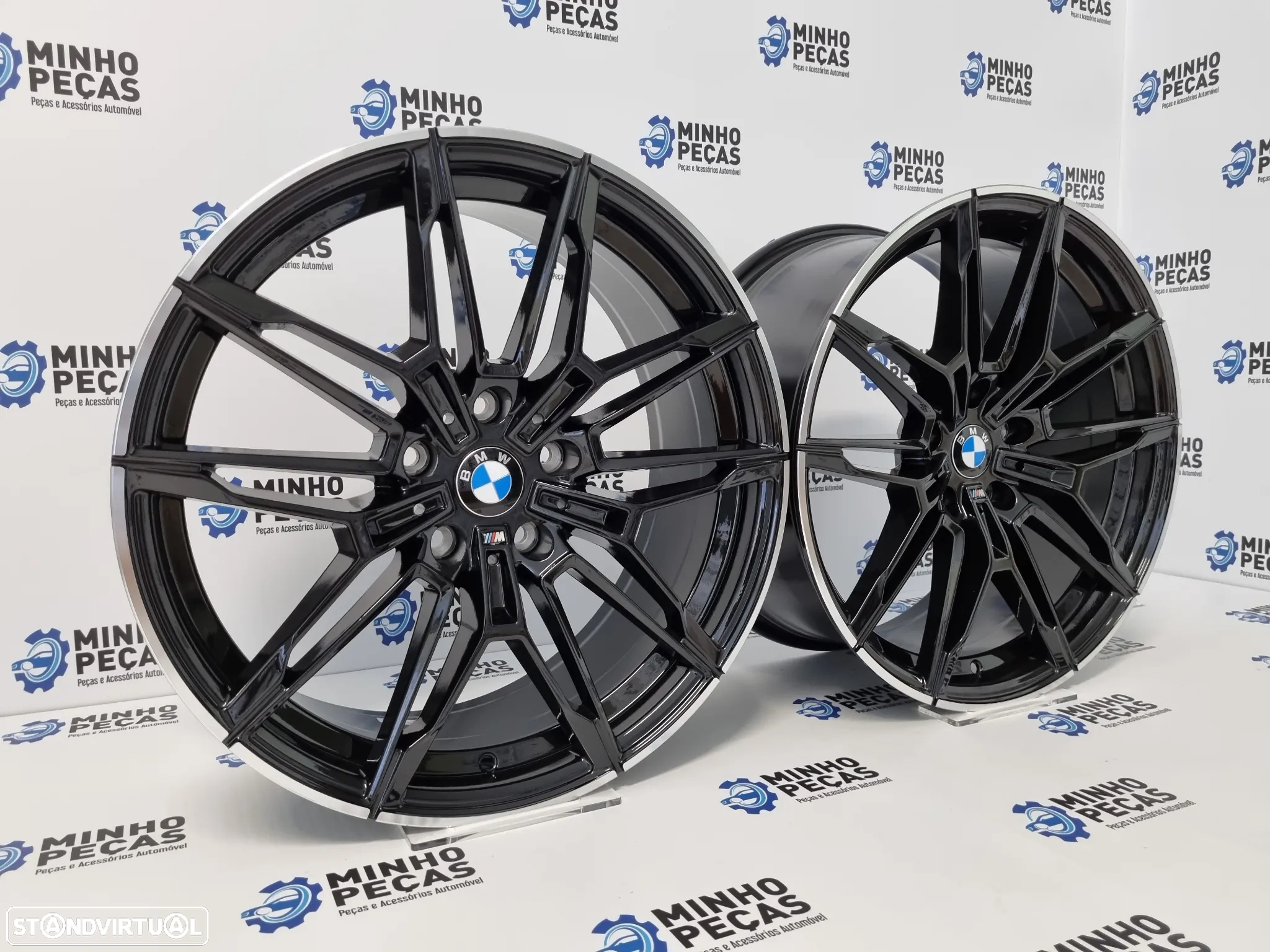 Jantes BMW G20 M3 em 18 Preto Brilho Lip Polido - 3