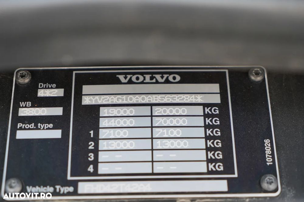 Volvo FH 420 / 319.000 KM. / EURO 5 / REVIZIE COMPLETĂ / IMPORTAT / SISTEM HIDRAULIC / - 38