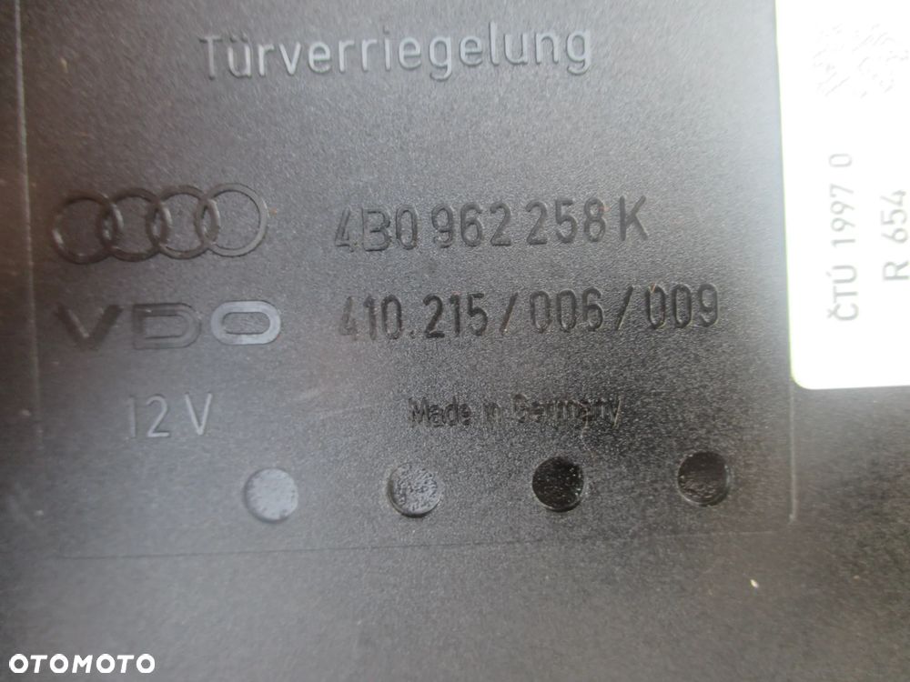 Moduł komfortu AUDI A6 C5 4B0962258K - 2