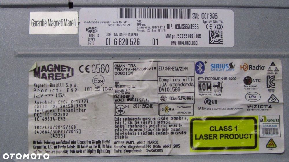 BMW X1 F48 RADIO NAWIGACJA 6820526 14- - 2