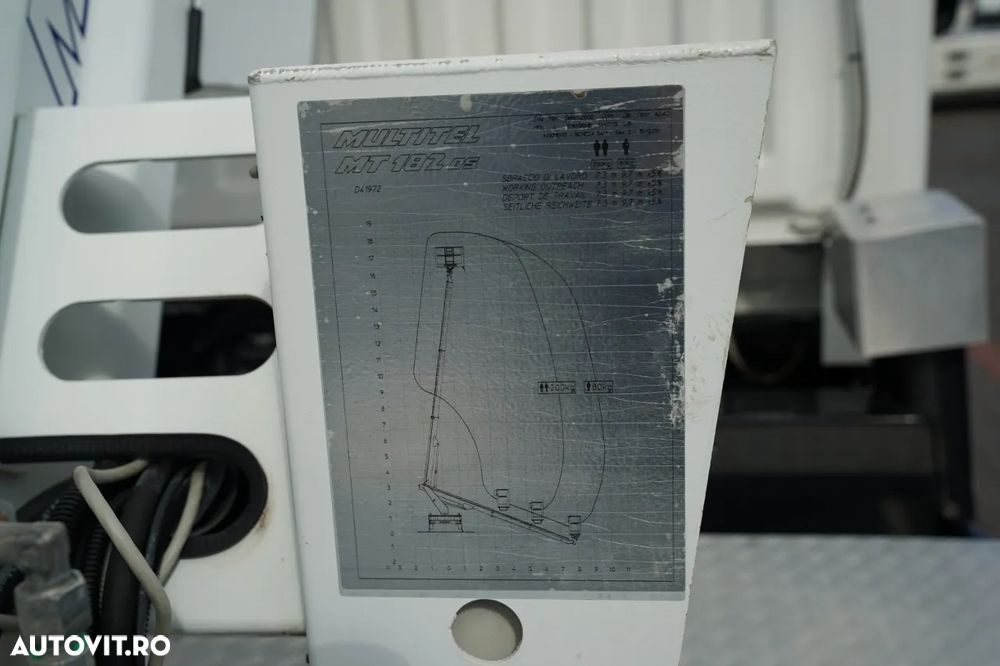 Renault MAXITY 120 DXI / ELEVATOR DE 18 METRI / ELEVATOR DE PODEA AERIAL MUTLITEL MT 182 / COȘ PENTRU 2 PERSOANE - 200 KG / IMPORTAT - 22