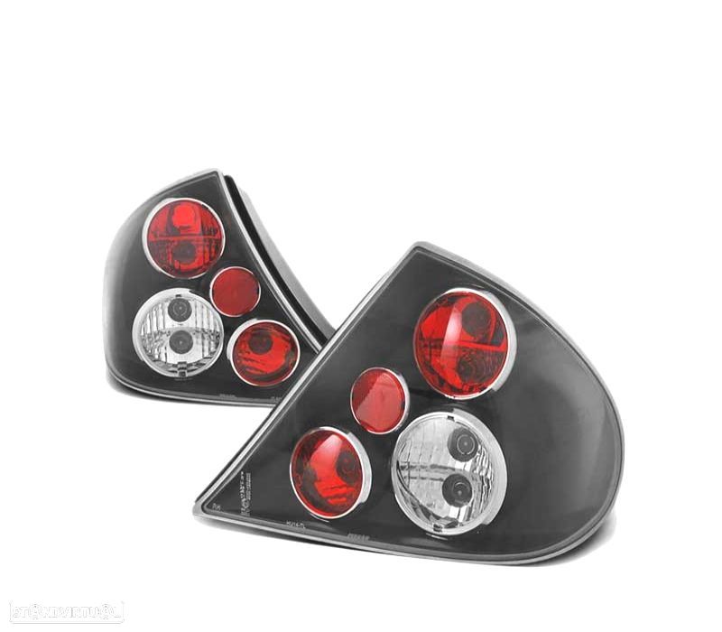 FAROLINS TRASEIROS PARA FORD MONDEO 96-00 FUNDO PRETO - 1