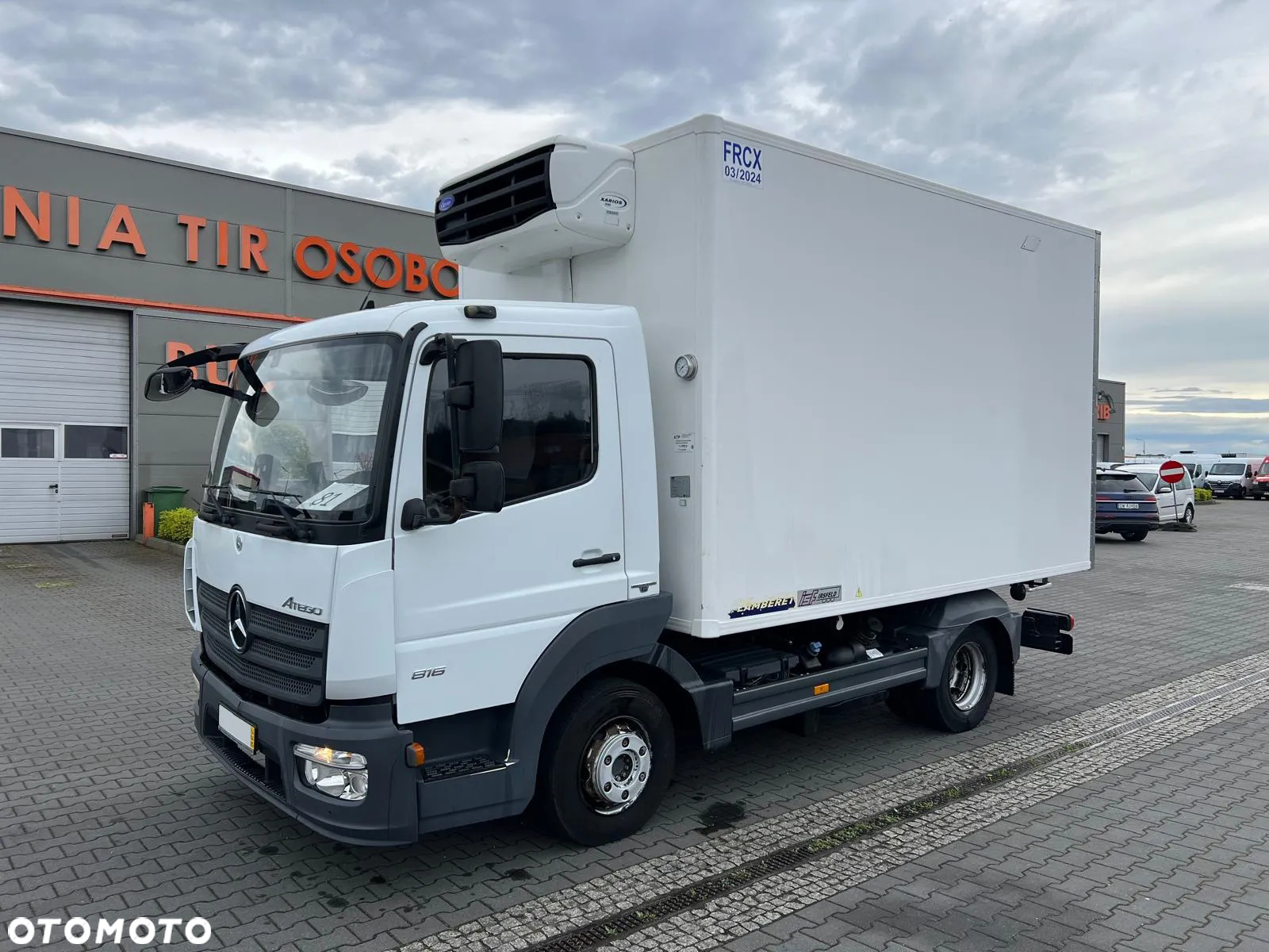 Mercedes-Benz ATEGO 816 EURO 6 CHŁODNIA HAKOWA KONTENER IZOTERMA LAMBERET PODUSZKI KLIMA - 2