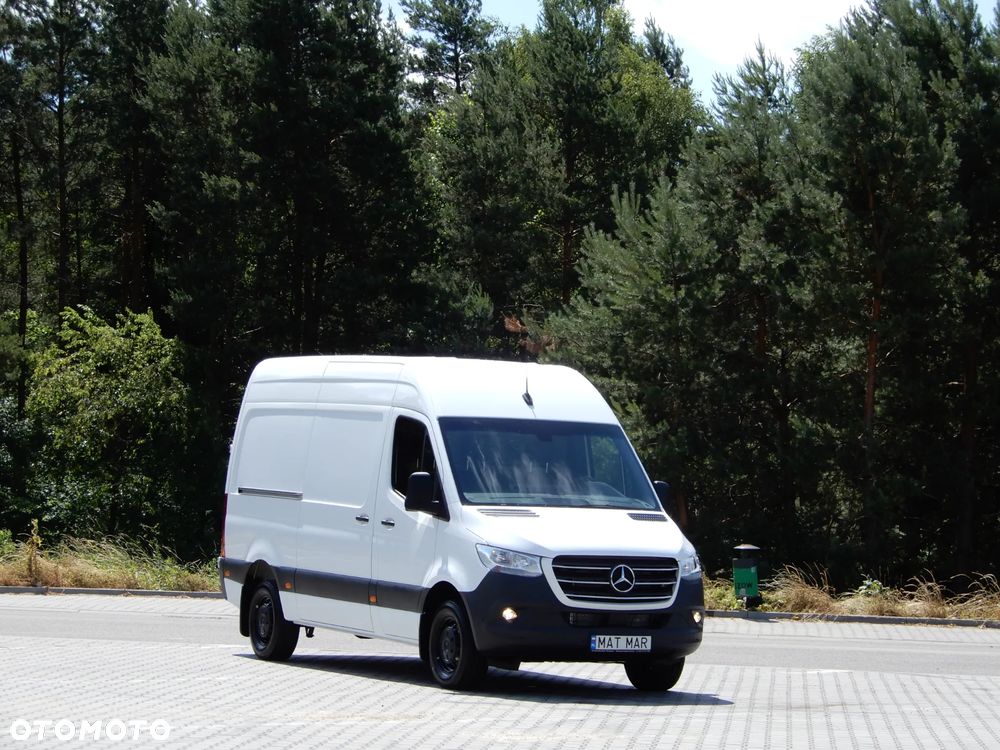 Mercedes-Benz Sprinter 317 CDI 170 Km L2H2 Furgon Blaszak Rozstaw Osi 3665 mm Serwis ASO Stan Jak Nowy UNIKAT - 2