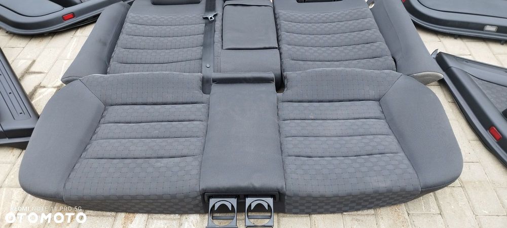 Fotel Fotele Zestaw Welur Czarna Krata Kubełki Grzane Audi A6 C5 Kombi 99 rok Części Blask Gołdap - 2