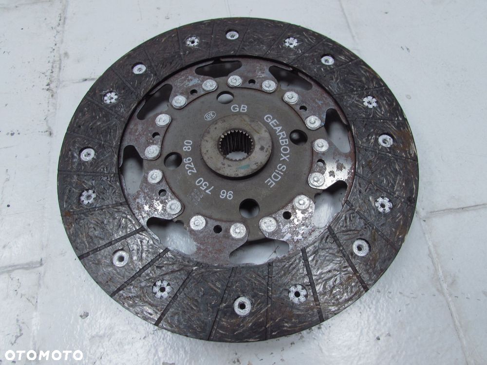 VOLVO PEUGEOT 1.6 D2 E-HDI 09-16 SPRZEGLO KOLO DWUMASOWE TARCZA 7MM DOCISK 9675022680 - 6